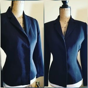 Black Waist Length Blazer